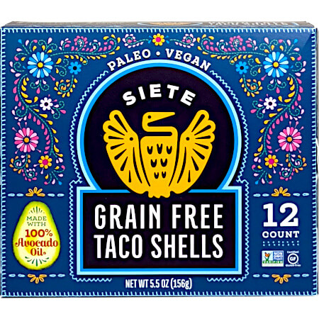 Grain Free, Gluten-Free Vegan Taco Shells